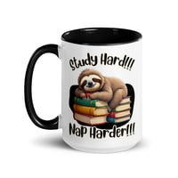 Image 2 of Study Hard Nap Harder Coffee Mug