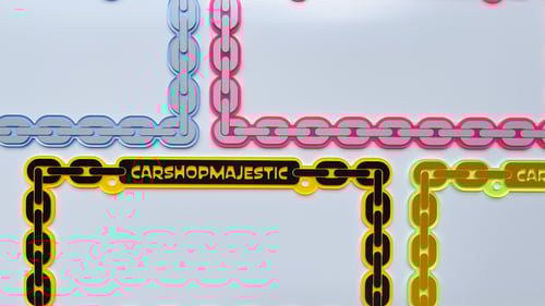 Image of Chain Link Plate Frame