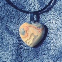 Image 2 of Crazy Lace Agate Καρδιά CLAK-05