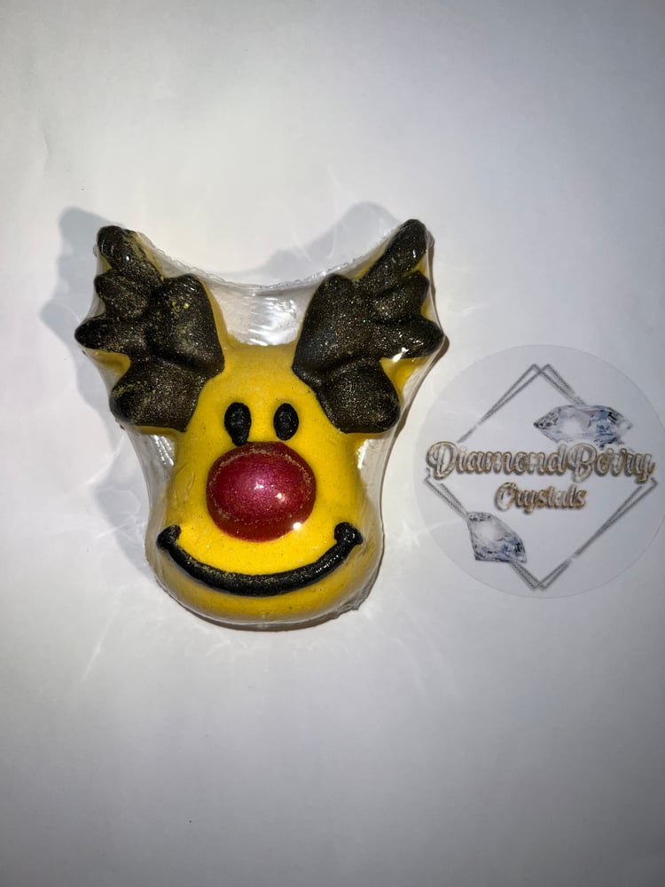 Image of Red nose reindeer bath bomb