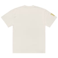 Image 4 of WASBY® Oversized Faded Christian T-Shirt | Faithwear Streetwear with Front & Sleeve Logo