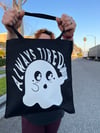 Always tired tote bag