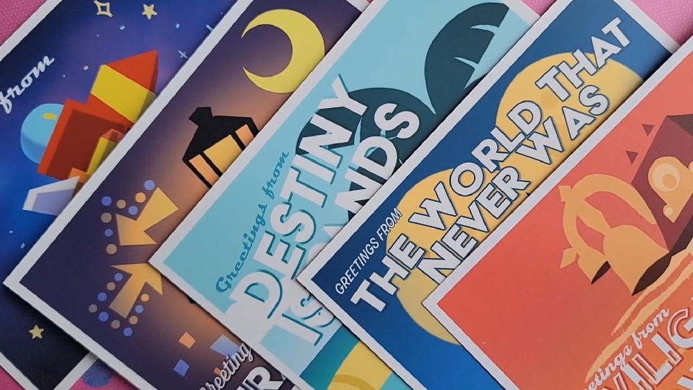 Image of Kingdom Hearts Postcards !NEW DESIGN ADDED!