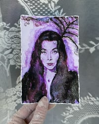 Morticia Embellished Art Print