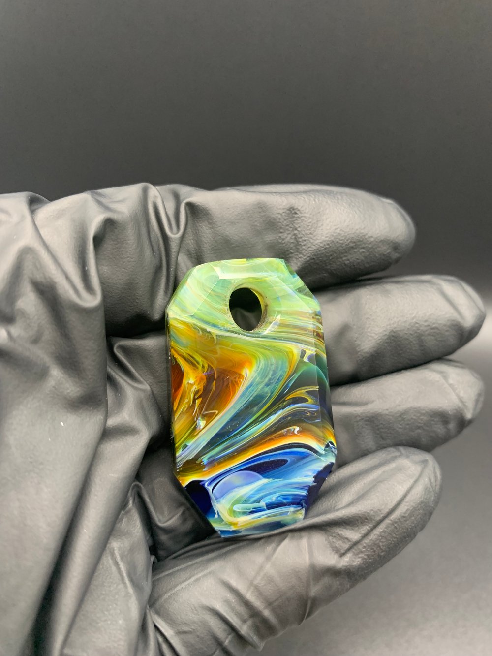 JADEOCEAN SLAB COLD WORK PENDANT