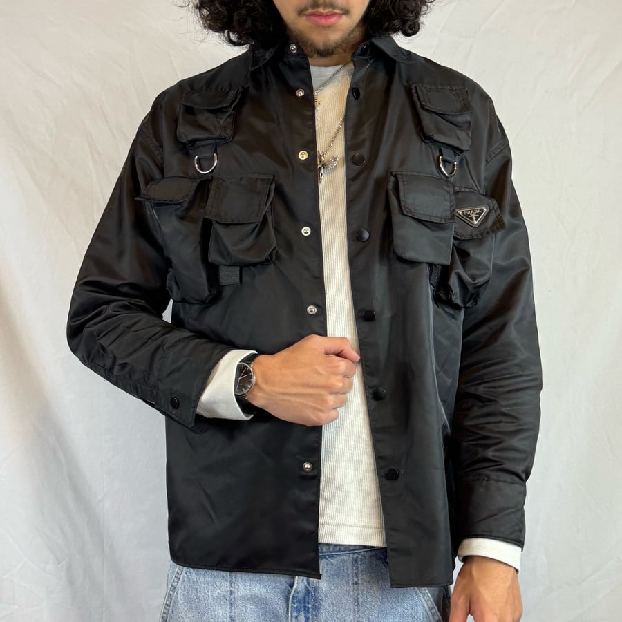Image of Prada FW20 'Cameraman' Nylon Button-up