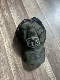 Camo Phillies cap