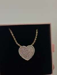 Image 2 of Large heart Rolex necklace 