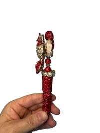 Image 3 of Red Rhinestone Kitty Pen