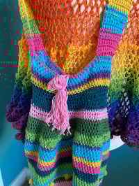 Image 4 of Handmade Crochet Bohemian Bag