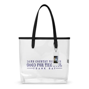 Image of Damn Country Music Clear tote bag