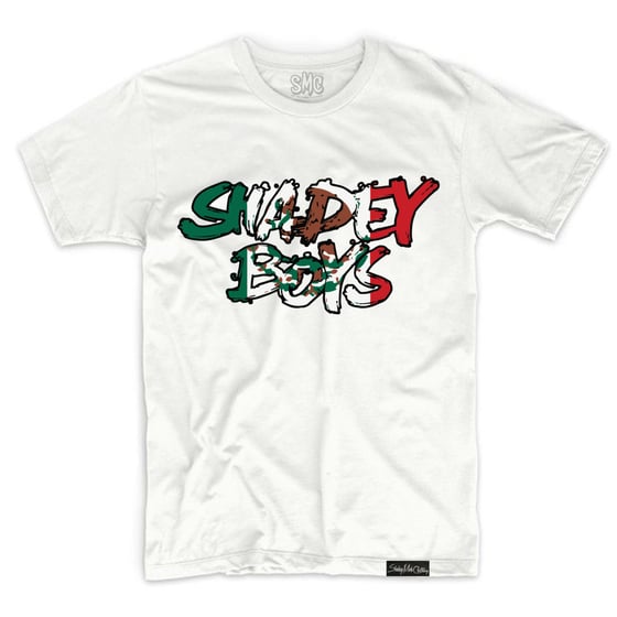 Image of Shadey Boys Mexico Edition shirt (WHITE)