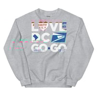 Image 2 of LOVEDCGOGO "US POSTAL" Unisex Sweatshirt (see color options)