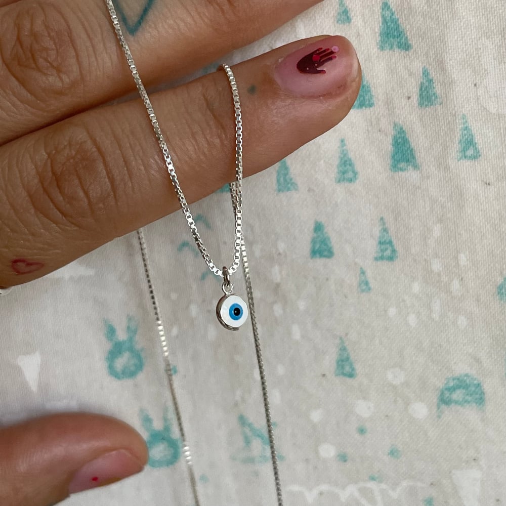 Image of evil eye necklace