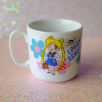 Image 3 of Sailor Moon Sailor Stars Vintage Mug (Usagi Lovely School Days / Eternal Sailor Moon)