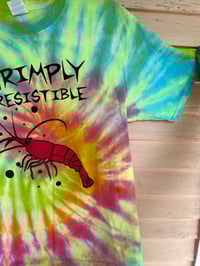 Image 3 of MEDIUM Shrimply Irresistible Tie Dye Shirt I15