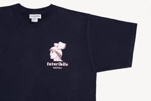 Futuribile Navy T-Shirt, Pink Logo