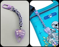 Image 1 of Lilac 'Witch Bitch' Purse Charm