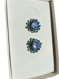 Image 1 of Dayglo Stud Earrings 