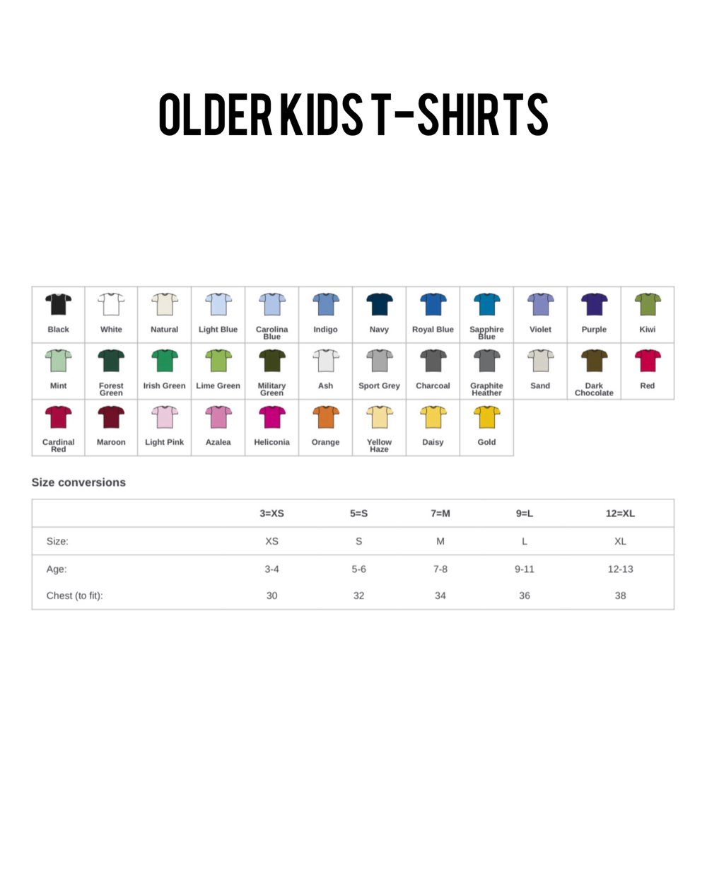 Image of Baby/kids Sizes ALL designs Pick Your Own