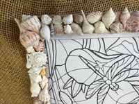 Image 4 of Seashell Picture Frame 8” x 10” #3