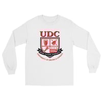 Image 3 of LOVEDCGOGO "UDC" Red/Black Logo Men’s Long Sleeve Shirt (see color options)