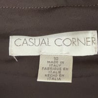 Image 8 of Vintage 90s Moody Brown Floral Maxi Skirt - Size 10 Made in Italy 