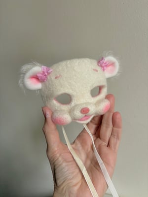 Image of Teddy Bear Mask for Blythe Dolls OOAK