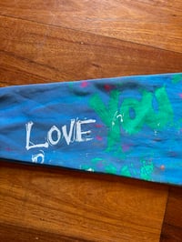 Image 10 of Tie Dye Hoodie Blue with Multiple Colours and Designs (M)