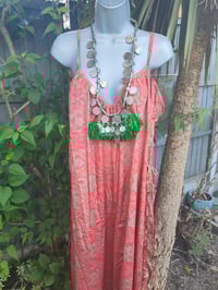 Image 2 of Pefkos maxi dress -Red mix  Size 10-18 uk