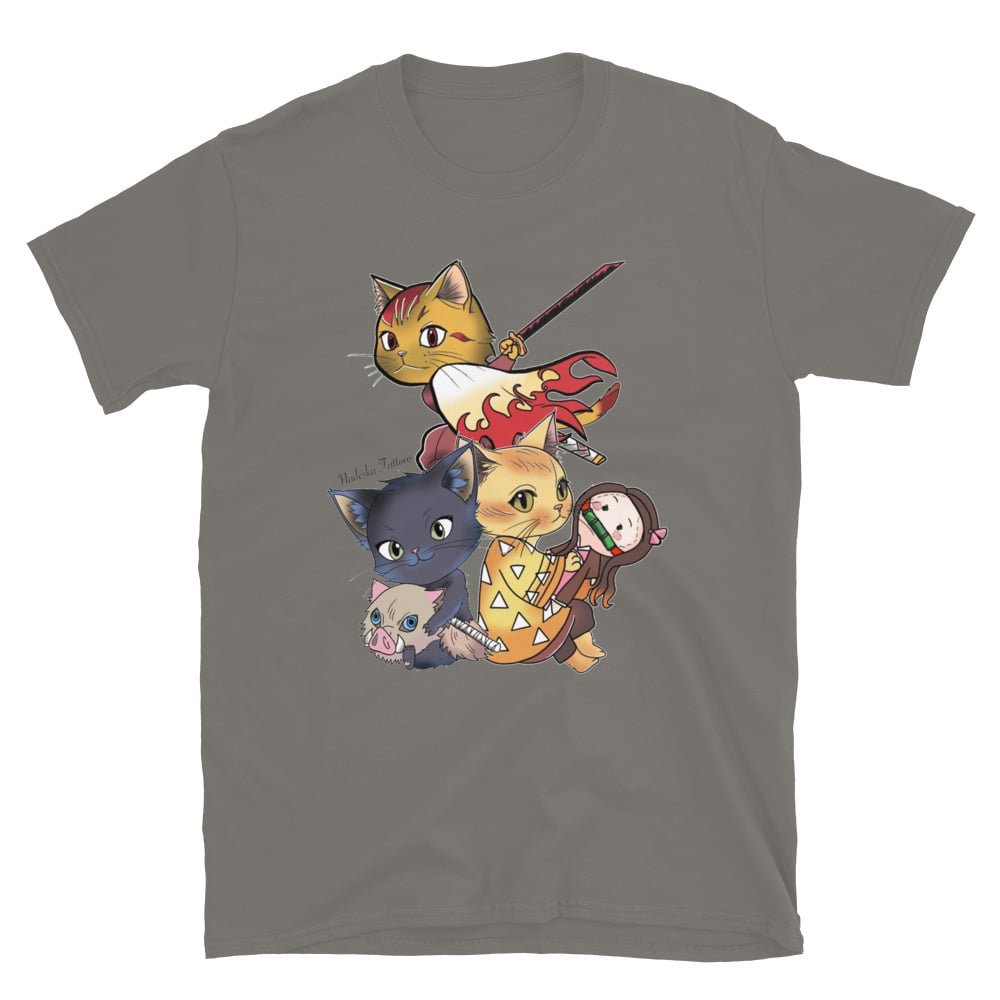 Cat Demon Slayer Short-Sleeve Unisex T-Shirt