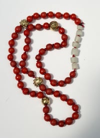 Image 2 of Red Bead Necklace 
