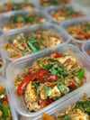 High Protein Spicy Thai Chicken Noodle Bowl