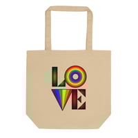 LOVE EQUALITY ECO TOTE BAG - OYSTER