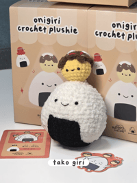 Image 4 of Knotparfaits x Kooklesart Onigiri Crochet Plushie Blind Box