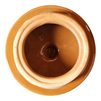 Image 6 of Square Nest Bean Pot With Floral Painted Wood Handles