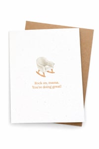 Rock on Mama Greeting Card