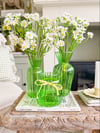 Spring Green Bud Vases ( Set of 3 )