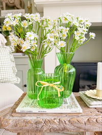 Image 3 of Spring Green Bud Vases ( Set of 3 )