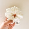 "Angel" Ivory Satin Scrunchie