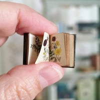 Image 2 of Dollhouse Miniature 1:12 Handmade Book British Wild Flowers