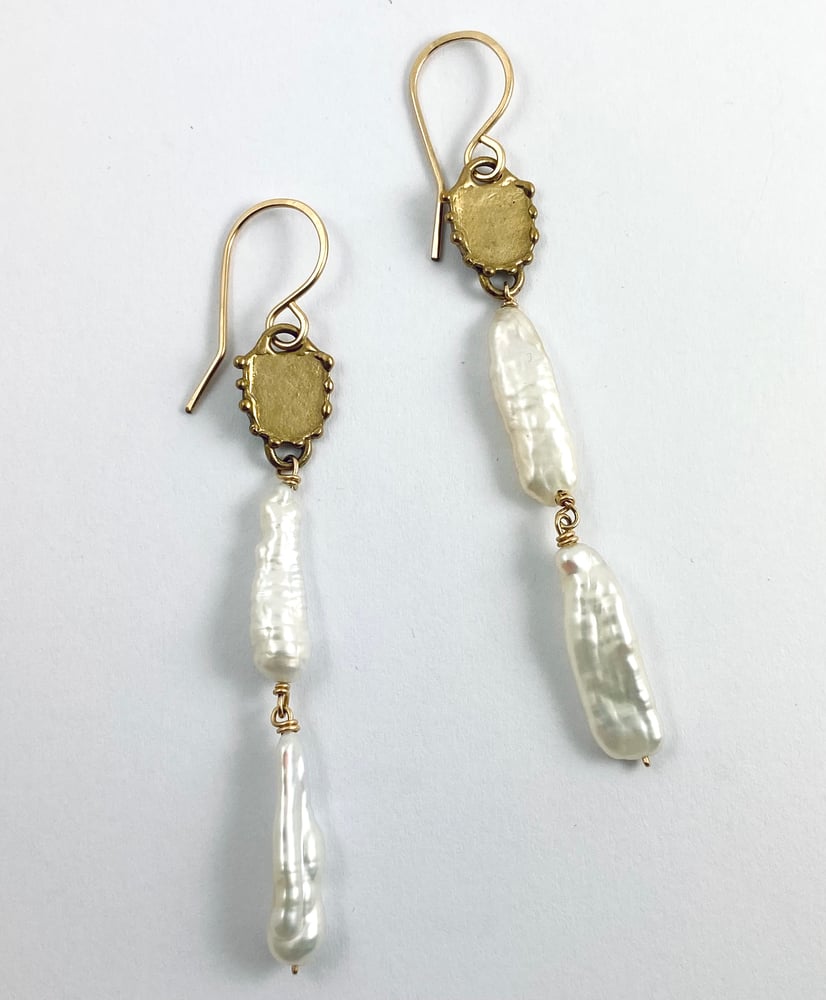 Image of Little Shields w Double Pearls