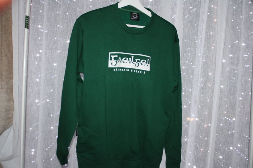 Green Gaeilge! Box logo jumper
