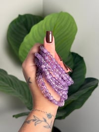 Image 1 of AMETHYST BEADED BRACELETS 6MM