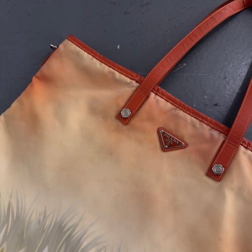 Image of Prada Nylon Tesutto Tote Bag