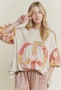 Image 4 of Patchwork Boho Top