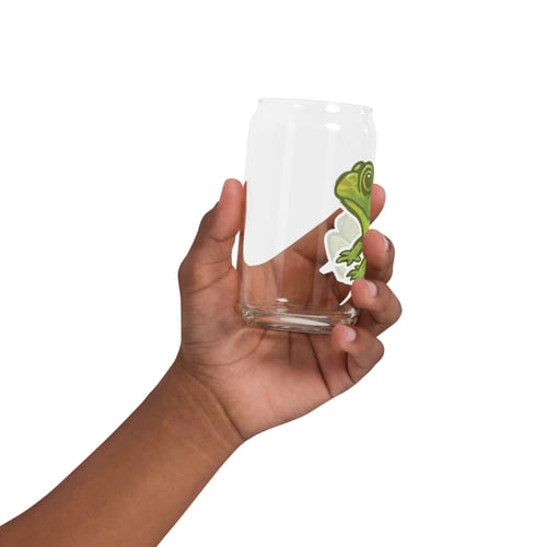 Image of Bradley Bullfrog Can-shaped glass
