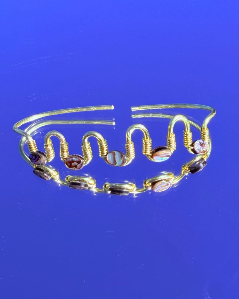 Image of Serpent Abalone Palm Cuff Pre-Order 