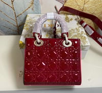 Image 1 of GLOSSY  RED BAG