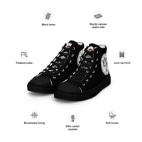 Image 3 of Men’s high top canvas shoes